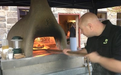 Our own Wood Fired Pizza 