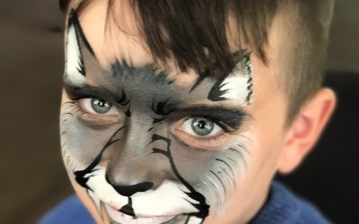 Wolf face Painting 