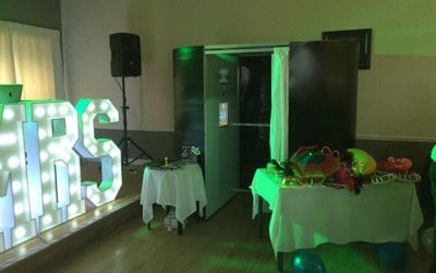 S.O.M. Photo Booth Hire London Croydon Mr & Mrs Wedding Letters For Hire 