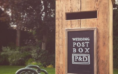Stylish Wedding Post Box