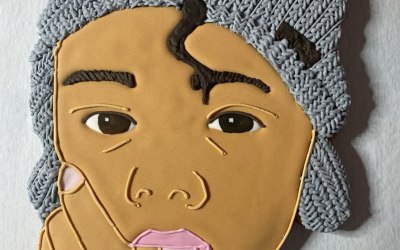 Giant Face cookie