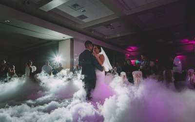 Low fog machines for your 1st dance!
