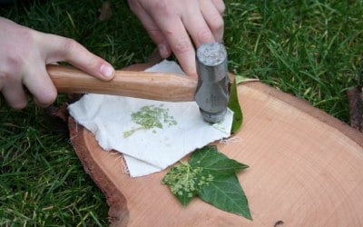 Forest School Practitioner able to teach safe tool use and make some lovely woodland crafts to take home.