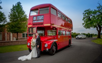 One of our buses on a Wedding hire