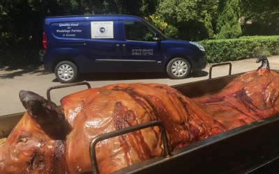 outside hog roast for venue