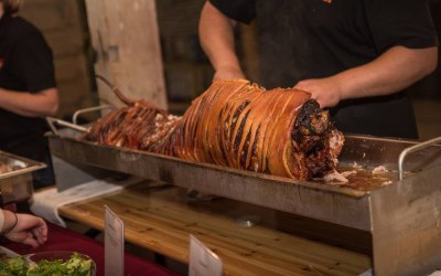 Whole Hog Roast with Crackling