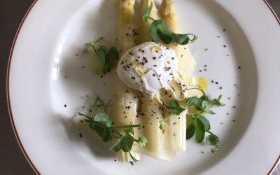 White Asparagus & Duck's Egg