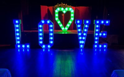 Giant Letters + Heart