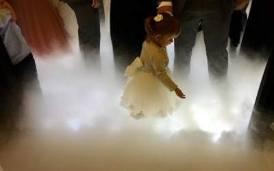 Dancing on clouds for a first dance
