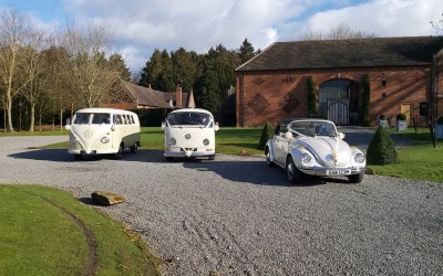 3 of our vintage VWs - James, Harri & Tori