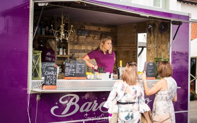 outdoor trailer bar