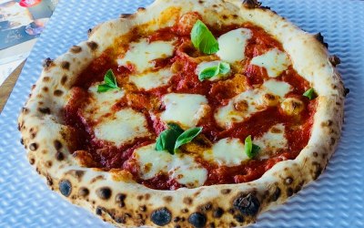 The classic Margherita Pizza