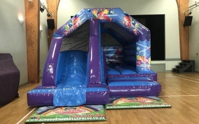 front slide bouncy castle