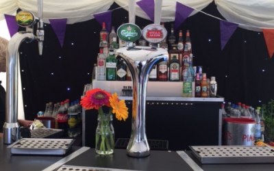 One of the bars at a recent wedding.
