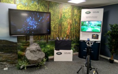 A Bespoke 360 Degree Video and AR Wall Created for Land Rover