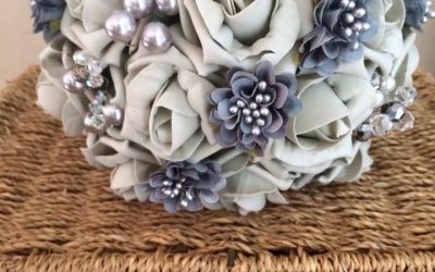 grey roses and pearls