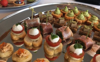 Hand made canapes