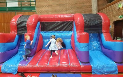 Children's multi play activity inflatable
