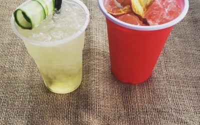 Outdoor cocktails