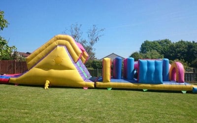 Bouncy Obstacle Course Hire in Cumbria.