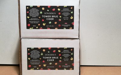Bag-in-a-box dry cider