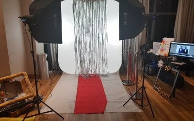 Photoshoot Booth- Professional set up and viewing station