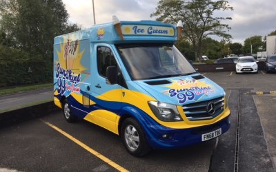 Sunshine99 Ice Cream Van - designed by Louise Banks