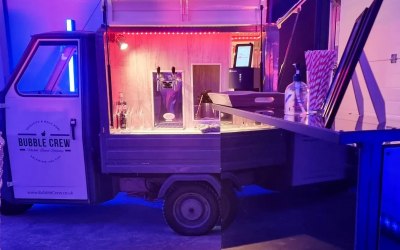 Our van & bar are a match made in heaven.