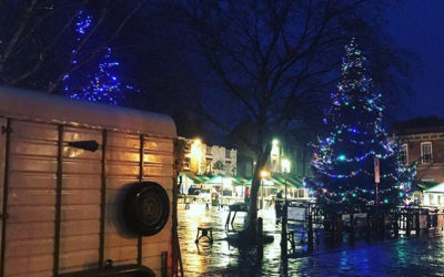 Horsebox at a Christmas Event