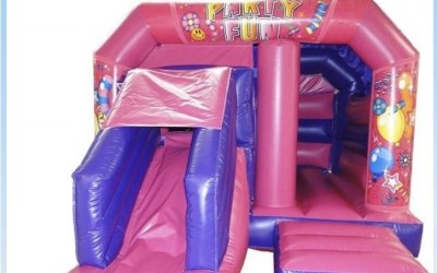 Themed Castle and Slide Combination