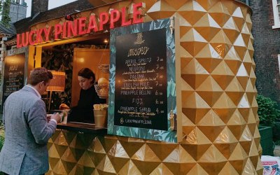 Corporate event with the Pineapple trailer