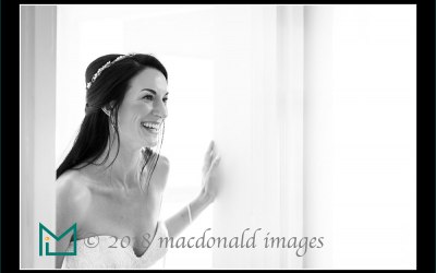 Beaming smile from the Bride to be