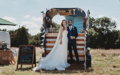 The Copper Top- at a Fiesta Fields wedding in July 2021