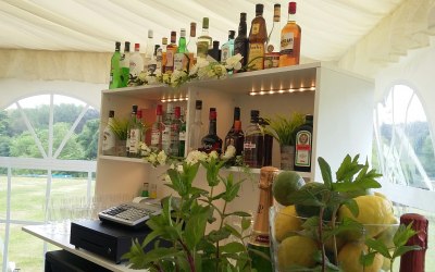 White back bar