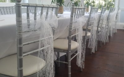 lace chair sashes 