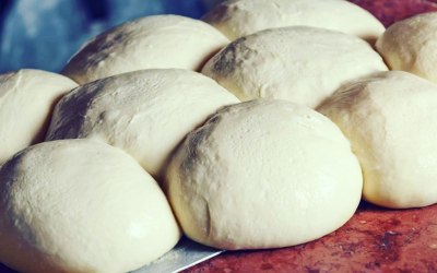 Dough ready for our pizzas