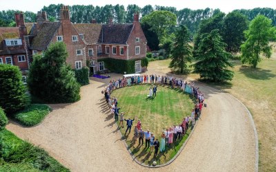 Drone - adds a new dimension to wedding photography
