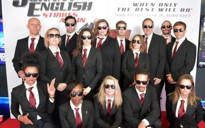 Johnny English Spies provided for the UK premiere