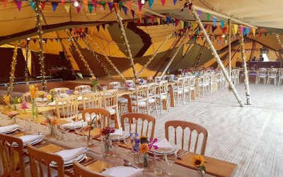 Tipi Wedding In Louth