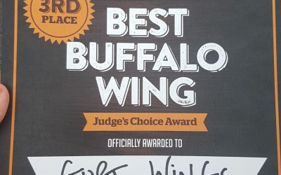 3rd Place Best Buffalo Wing @ LDN Wing Fest 2018