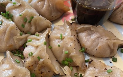 Asian style canapé: Pot Stickers 