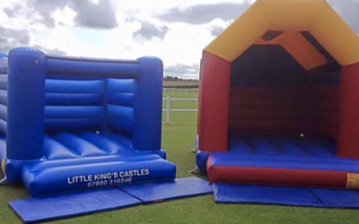 Blue castle from £60...red/yellow castle from £60