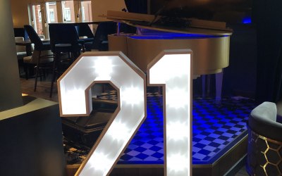 The 4ft light up numbers we supply