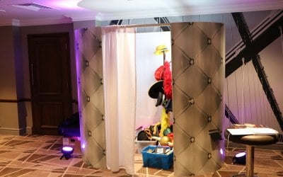Enclosed photo booth hire in Bristol 