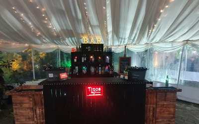 Bar ready to serve 50 to 250 guests