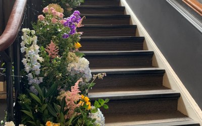 Floral staircase