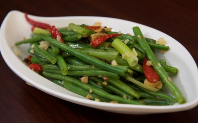 Tender Green Beans with Chilli