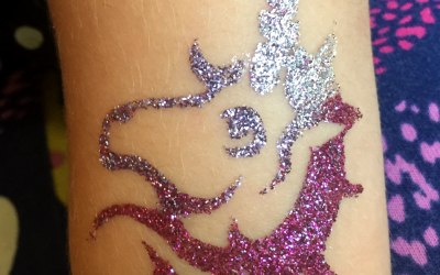 Glitter tattoos are a great addition to your booking