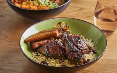 BOWLS | BBQ Jerk Chicken with rice n peas