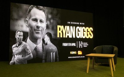 We had the pleasure in providing a full AV solution for Kong Events at their sell out Q & A session with Manchester United legend Ryan Giggs